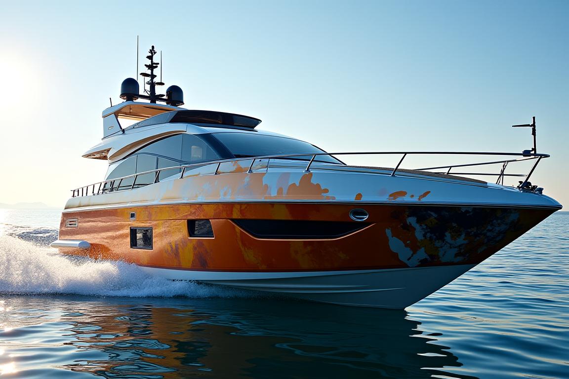 Livrée personnalisée yacht design